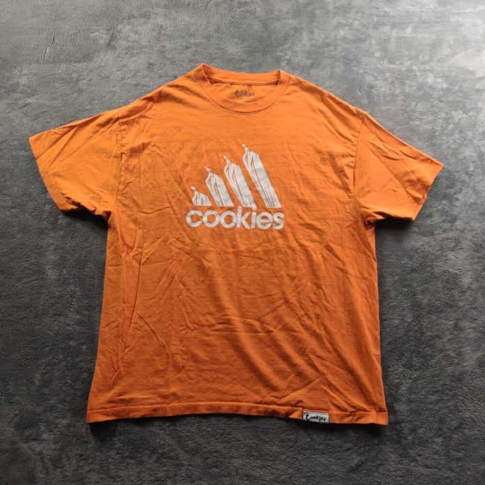 Cookies Shirt Adult Mens XL Orange Short Sleeve California